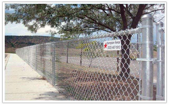 Littleton commercial chain link fence
