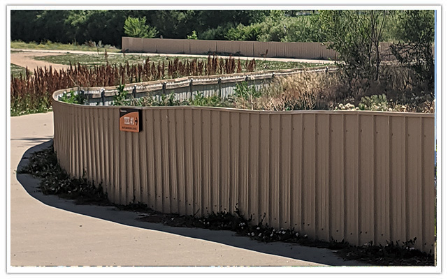 Commercial field fence in Colorado