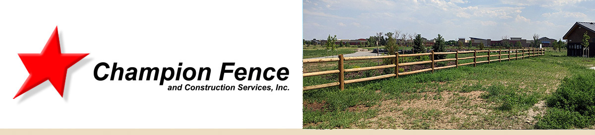 Arvada commercial post fence